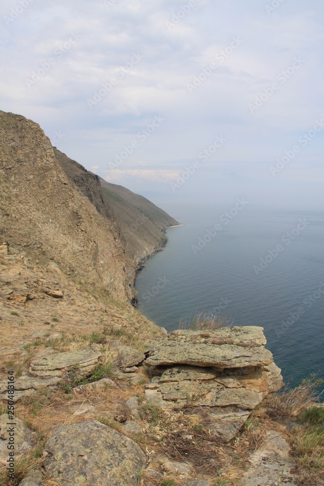 cliffs of lake Baikal