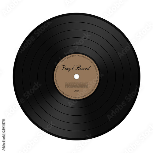 Gramophone vinyl LP record