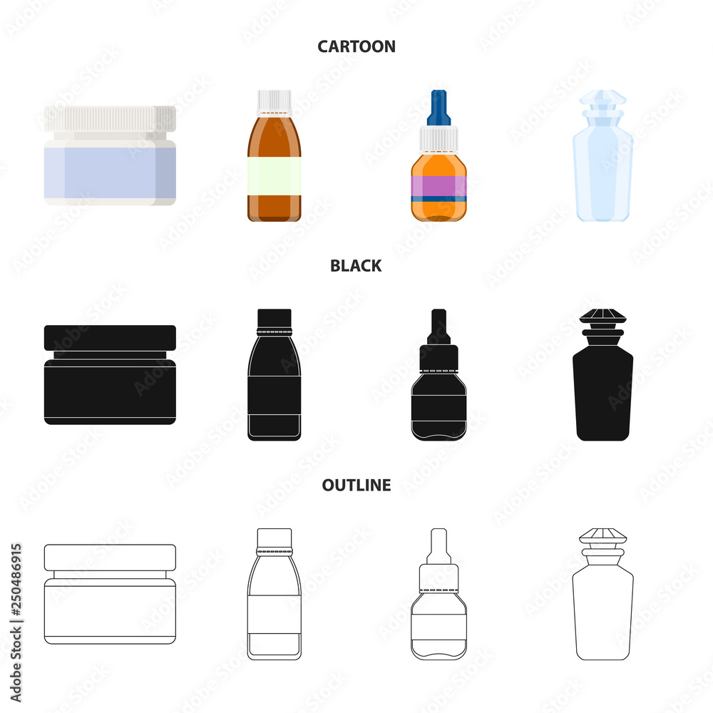 Vector design of retail and healthcare symbol. Set of retail and wellness stock symbol for web.