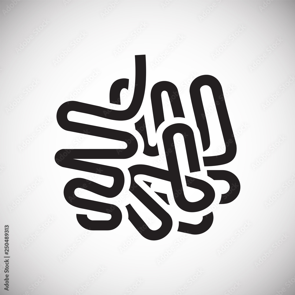 Guts icon on white background for graphic and web design, Modern simple vector sign. Internet concept. Trendy symbol for website design web button or mobile app Guts icon on white background for graphic and web design, Modern simple vector sign. Internet concept. Trendy symbol for website design web button or mobile app