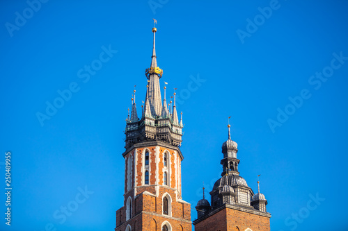  St. Mary's Basilica (Church of Our Lady Assumed into Heaven) in Krakow, Poland