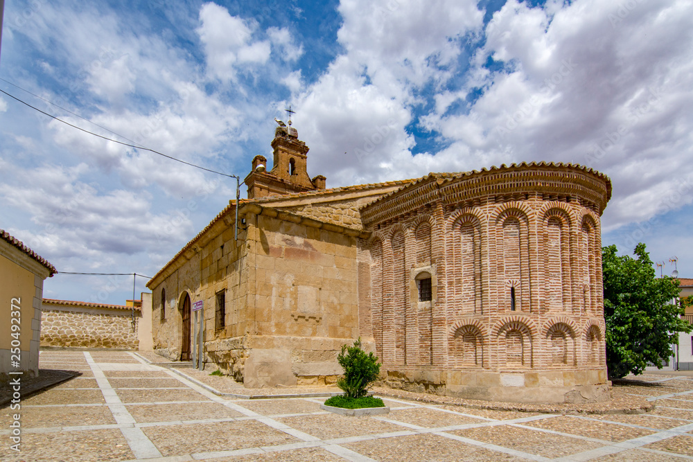 Romanesque church of San Andrés in Olmo de Guareña