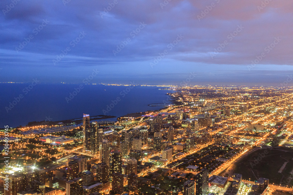 Obraz premium Ciudad de noche