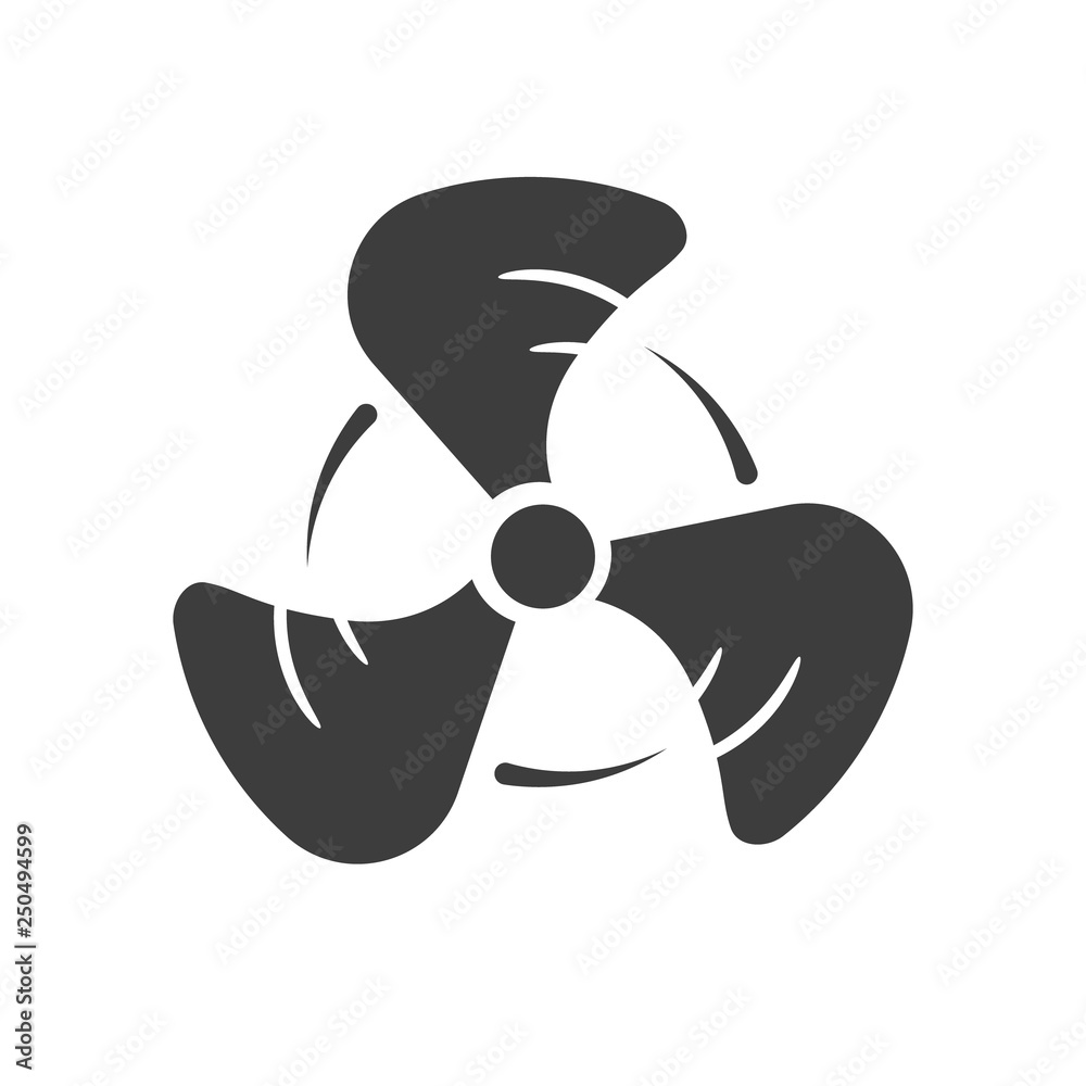 © paintermaster - Propeller icon isolated on white background. © paintermaster - Propeller icon isolated on white background.