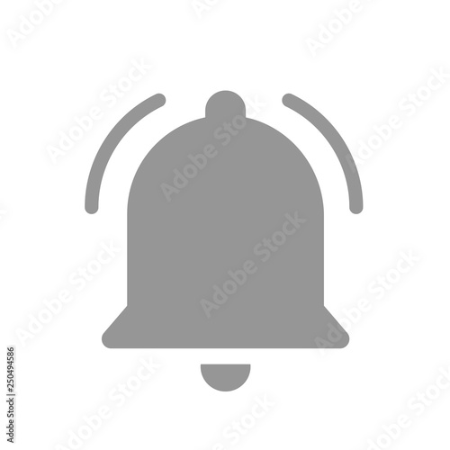 Notification bell icon black