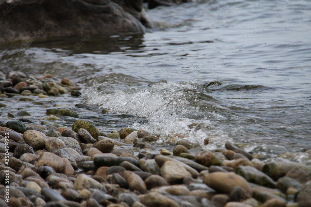 water on the stones water on the stones