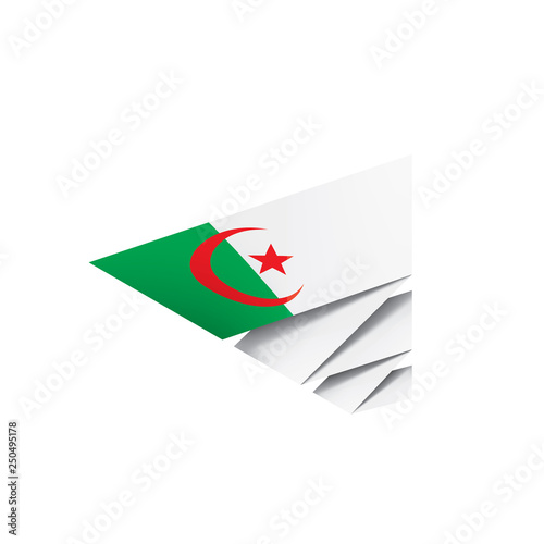 Free Download Algeria flag, vector illustration on a white background - GFXLoad