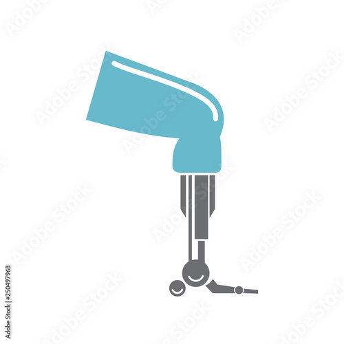 Bionic prothesis icon on white background for graphic and web design, Modern simple vector sign. Internet concept. Trendy symbol for website design web button or mobile app