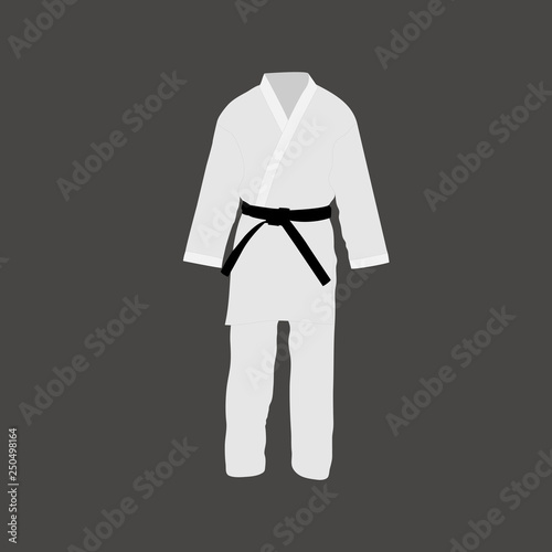 Japanese kimono icon vector