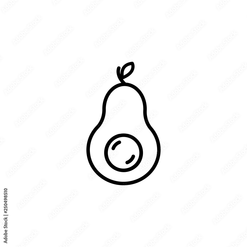 Avocado icon vector. Avocado vector design. sign design. flat style. Vector EPS 10 Avocado icon vector. Avocado vector design. sign design. flat style. Vector EPS 10