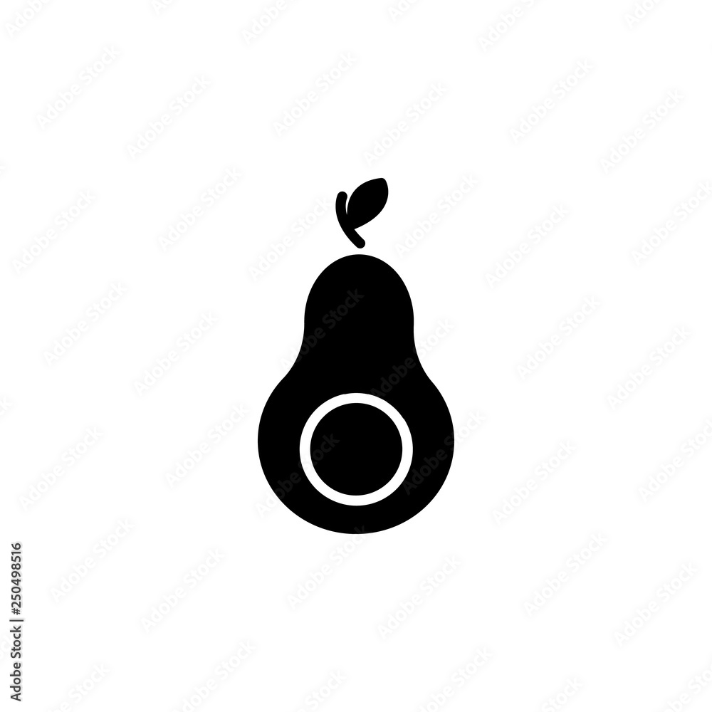 Avocado icon vector. Avocado vector design. sign design. flat style. Vector EPS 10 Avocado icon vector. Avocado vector design. sign design. flat style. Vector EPS 10