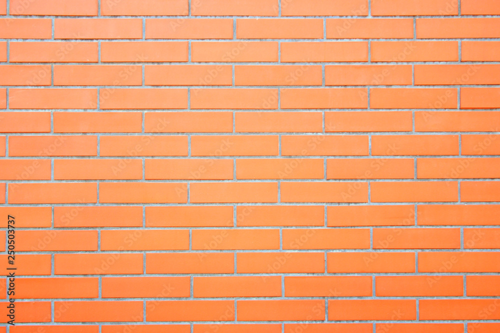 Obraz premium Orange brick wall