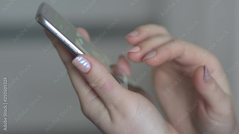 communication. female hand holding smartphone communication. female hand holding smartphone