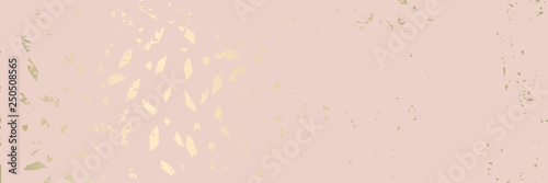 Trendy chic banner design Worn Marble Gold and Pastel advertising background.