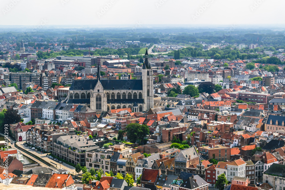 Panoramic view of Mechelen