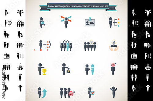 Business icon set