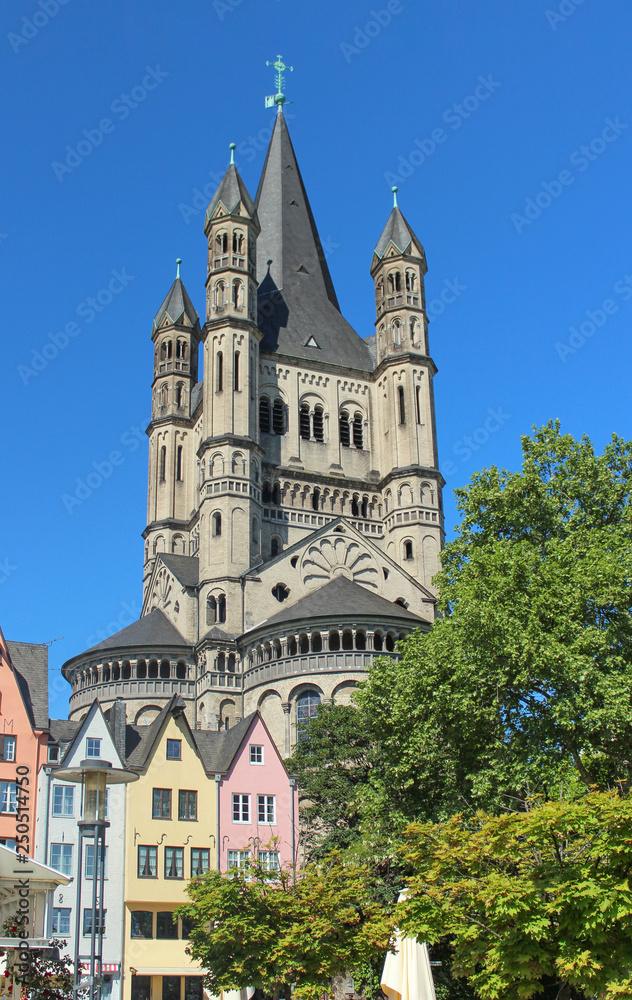 Groß Sankt Martin Kirche am Fischmarkt Köln 