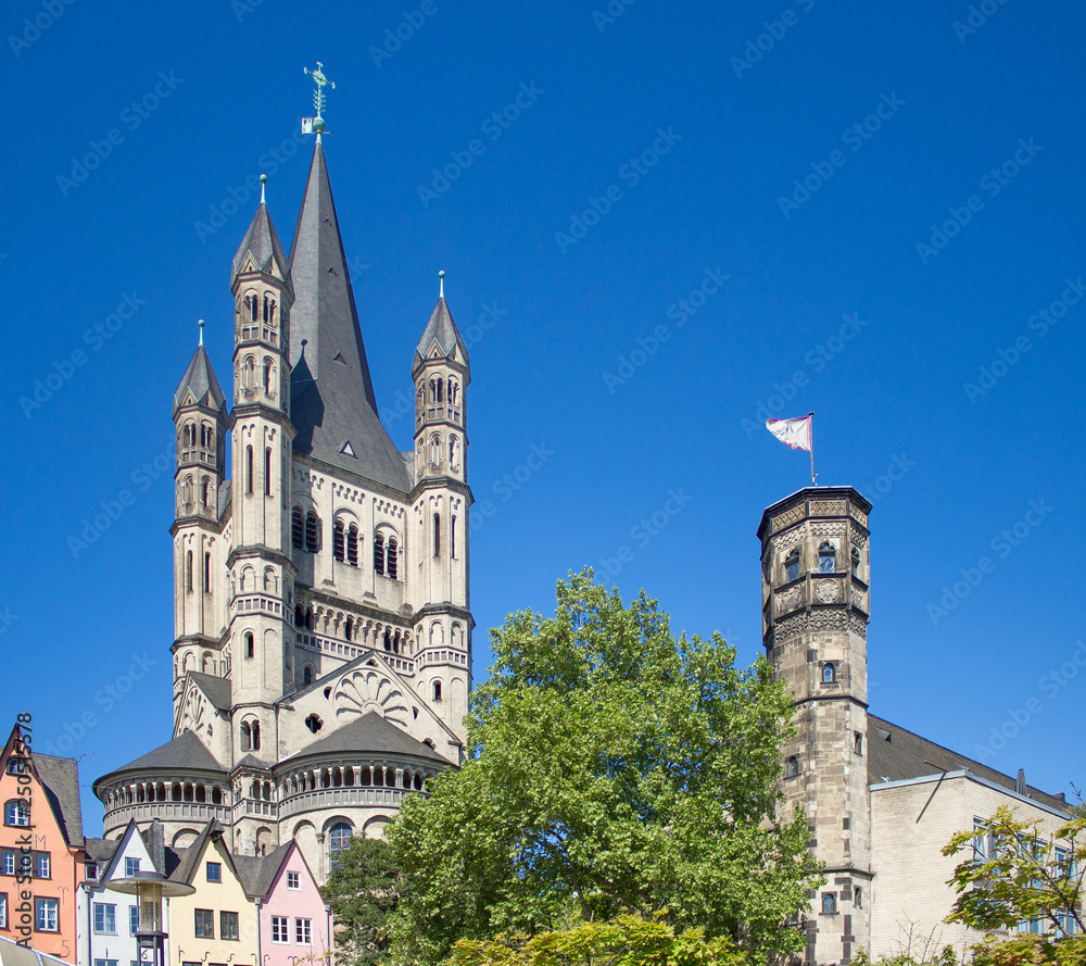 Groß Sankt Martin Kirche am Fischmarkt Köln 