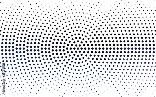 DARK BLUE vector texture with disks.