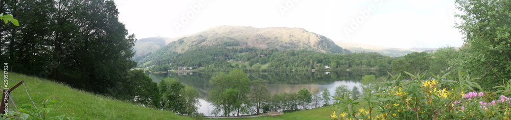 View over Lake Grasmere, Cumbria View over Lake Grasmere, Cumbria