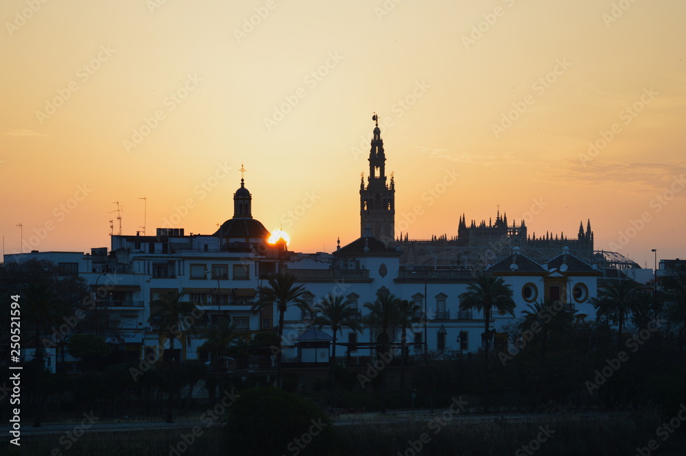 Skyline of Seville, Spain