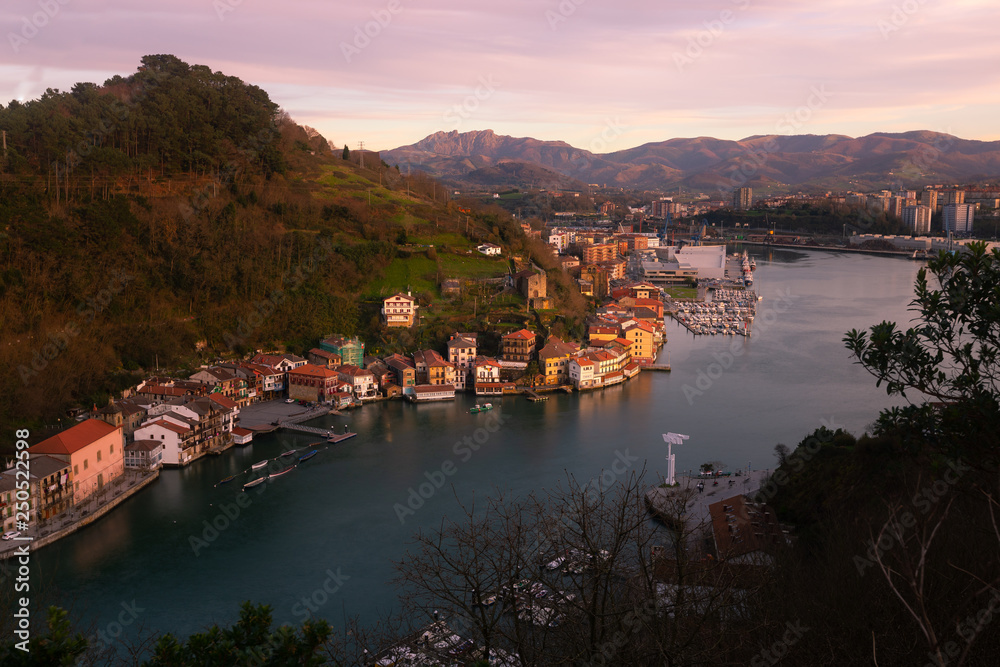 Fishermen town of Pasaia at the Basque Country.	