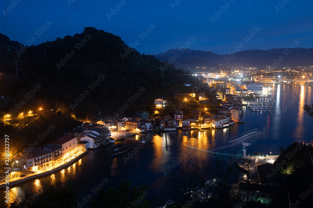 Fishermen town of Pasaia at the Basque Country.	