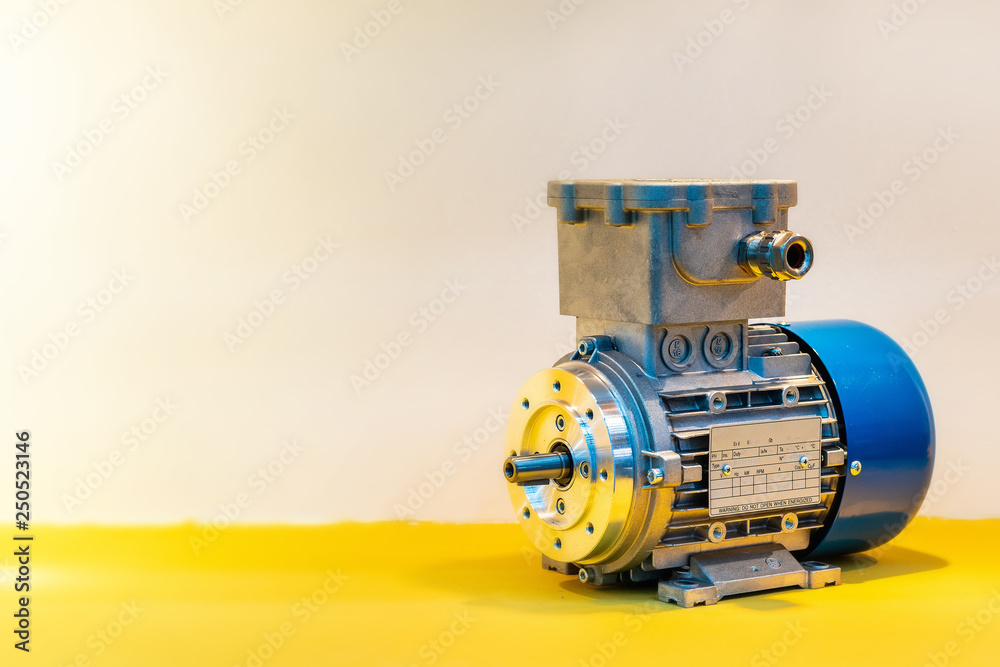 modern of high technology electric motor with copy space modern of high technology electric motor with copy space