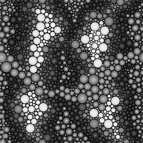 Vector Abstract Grey Pattern of Chameleon Leather
