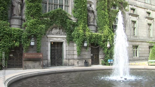 View of Berlin State Library in Berlin Germany photo