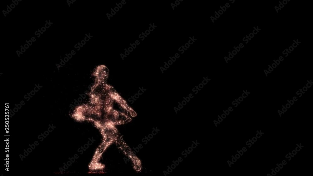 Dancing ballerina particles Dancing ballerina particles