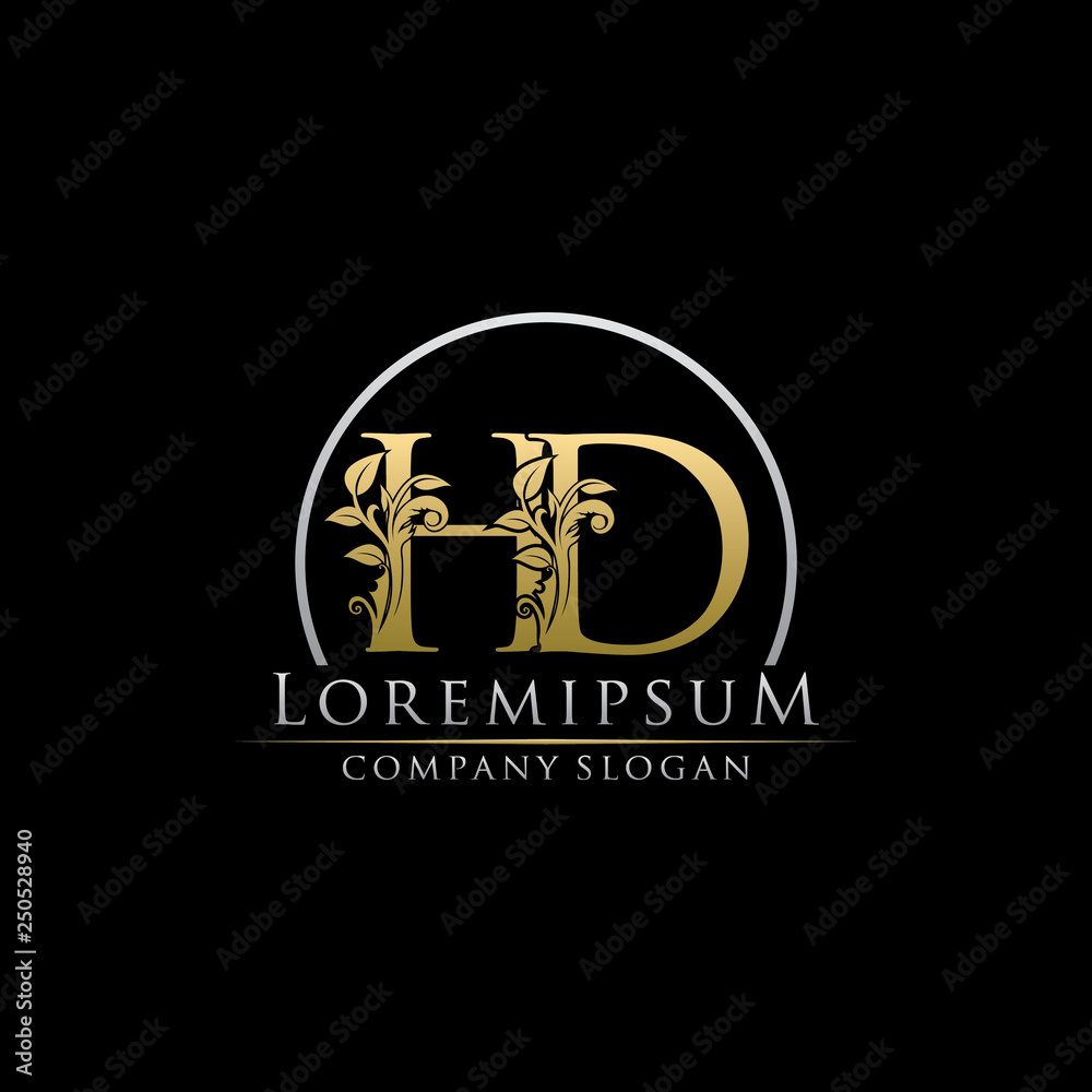 Golden Classy HD Letter Logo Golden Classy HD Letter Logo