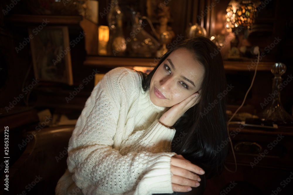 beautiful young woman looking directly in camera beautiful young woman looking directly in camera