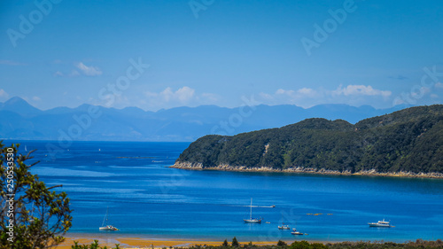 Exploring Abel Tasman National Park on the South Island in New-Zealand photo