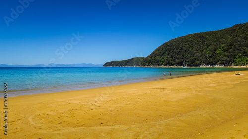 Exploring Abel Tasman National Park on the South Island in New-Zealand