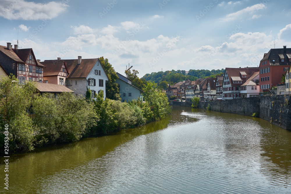 Fototapeta premium The medieval village of Schwäbisch Hall, Baden-Wurtemberg, Germany
