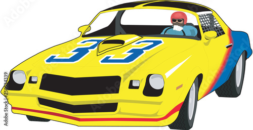 Race Car Vector Illustration