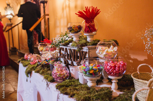 sweets candy bar weddings