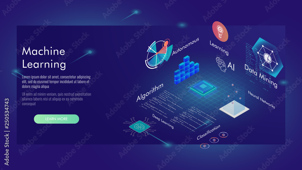 Machine learning, Ai, Data mining, algorithm, algorithm, neural network ...