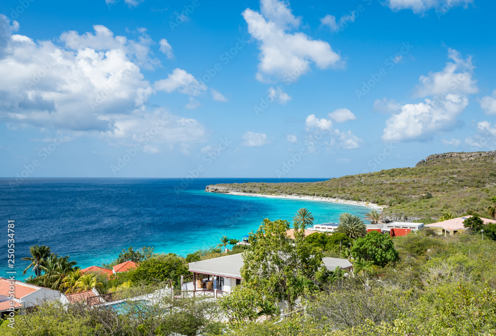  House and pool by the sea  Views around the small Caribbean Island of Curacao