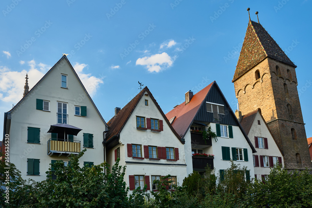 Houses in Ulm, Baden-Wurtemberg, Germany Houses in Ulm, Baden-Wurtemberg, Germany