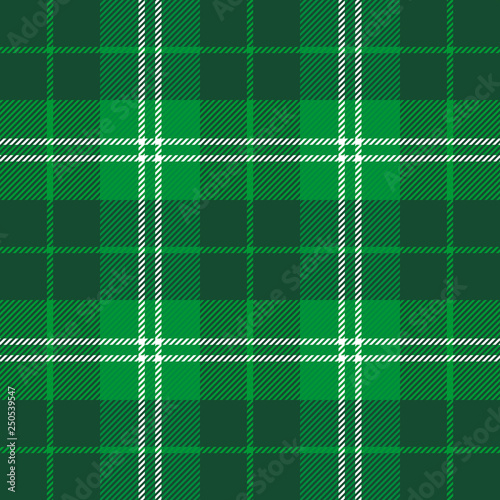 St. Patricks day Tartan plaid. Scottish cage