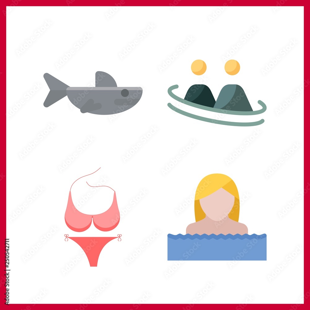 4 swimming icon. Vector illustration swimming set. frienship and swimmer icons for swimming works 4 swimming icon. Vector illustration swimming set. frienship and swimmer icons for swimming works