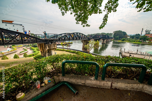 Kwai Bridge in Kanchanaburi  Thailand