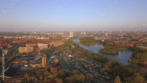 Wallpaper Mural Cinematic Sunrise Drone Footage Copenhagen Denmark Torontodigital.ca