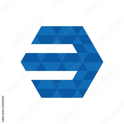 hexagon vector logo
