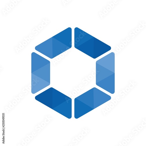 hexagon vector logo