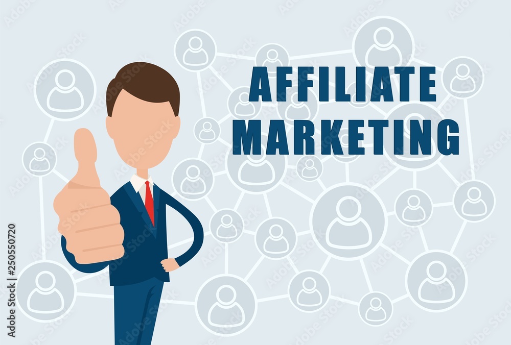 Affiliate Marketing - text on the background of the sign of the Internet network. Business concept. Affiliate Marketing - text on the background of the sign of the Internet network. Business concept.