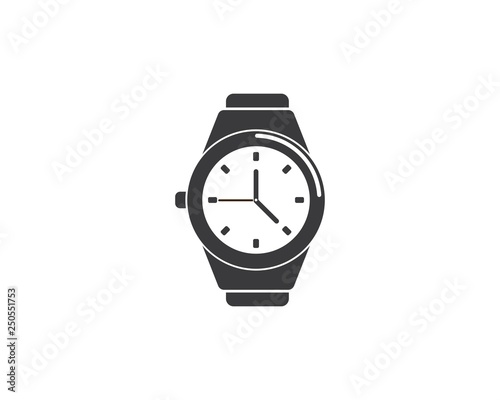 wristwatch icon vector template design
