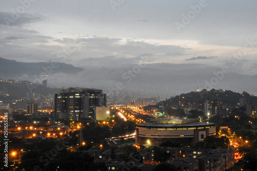 Cold evening in Medellin